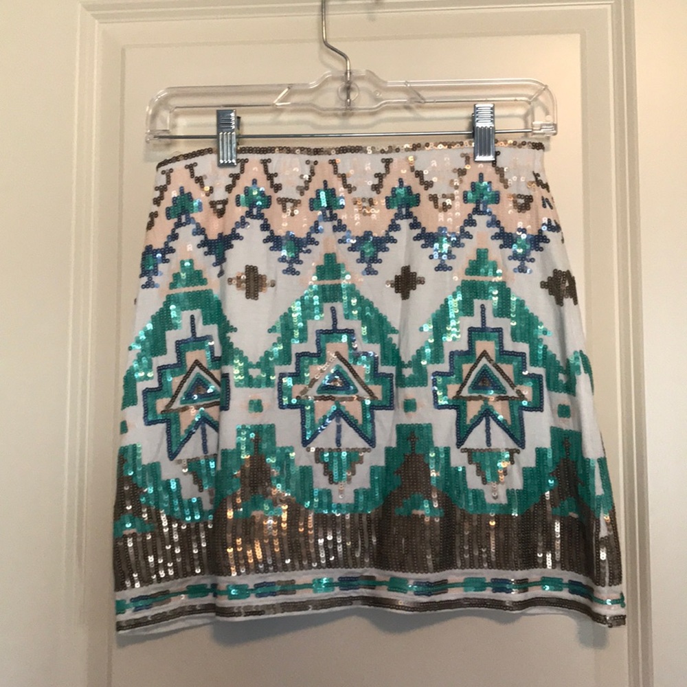 NWT Sequin Mini Skirt